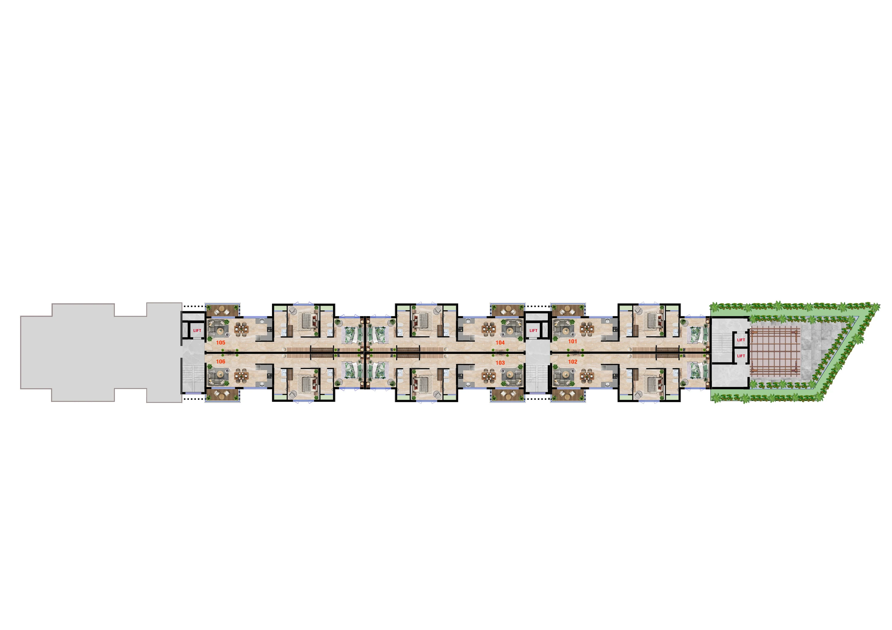 Heliconia Vagator architectural plan 3