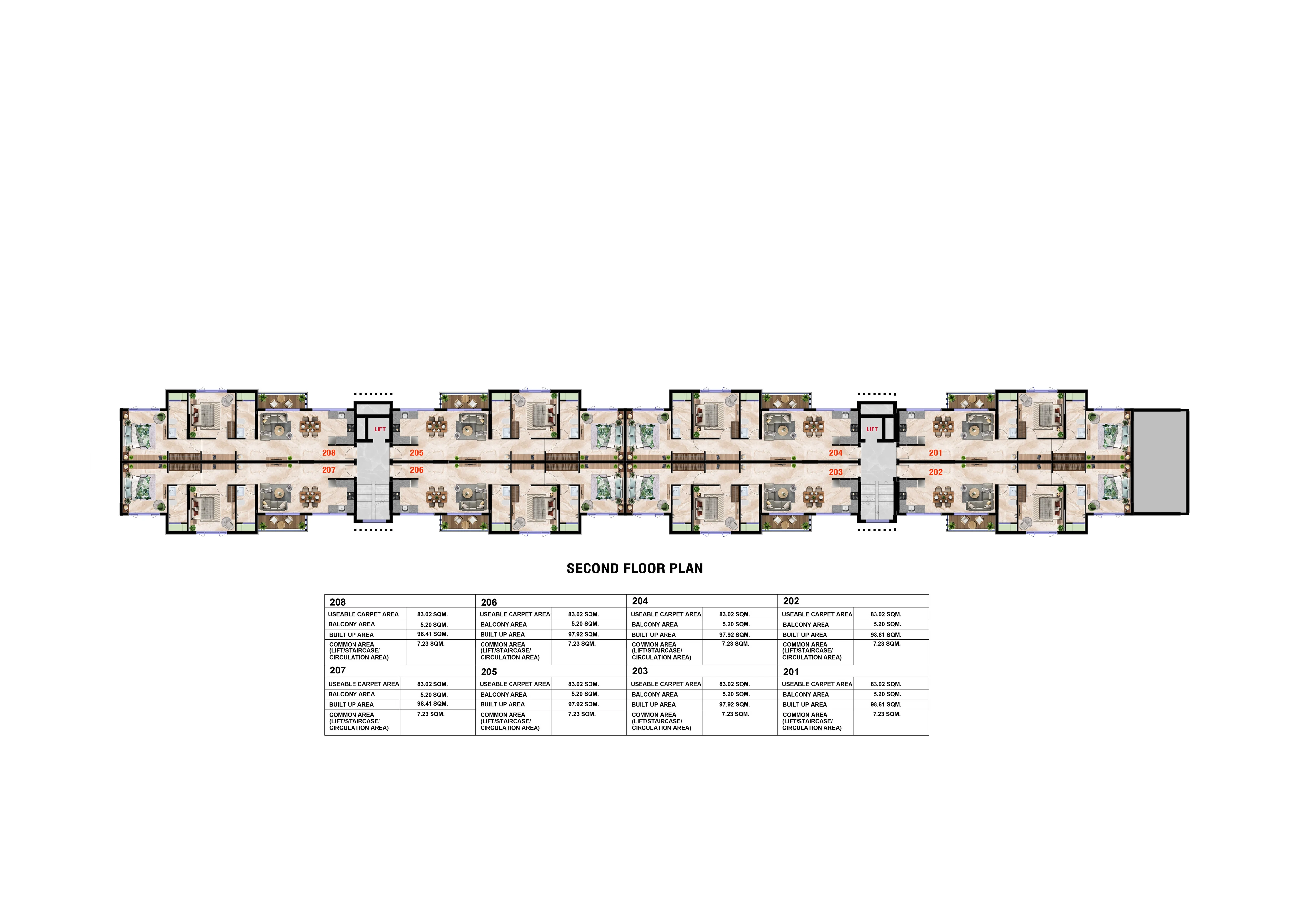 Heliconia Vagator architectural plan 4